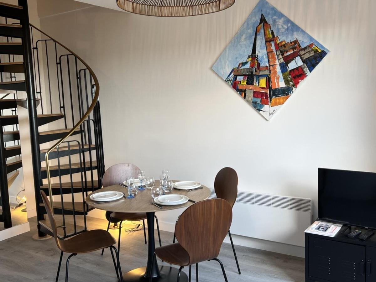 Cabourg : Duplex Renove 2 Pieces, Acces Direct Plage, Fibre, Parking, Cuisine Equipee, 4 Pers. - Fr-1-487-351 Exteriör bild